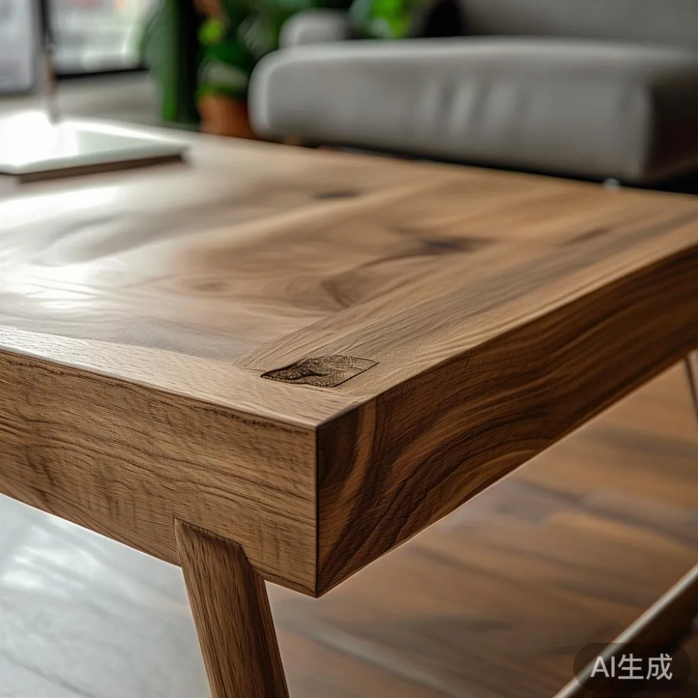 Buying a Coffee Table in Singapore Online: Delivery and Assembly Reali — close-up of the grain and joinery detail, shallo