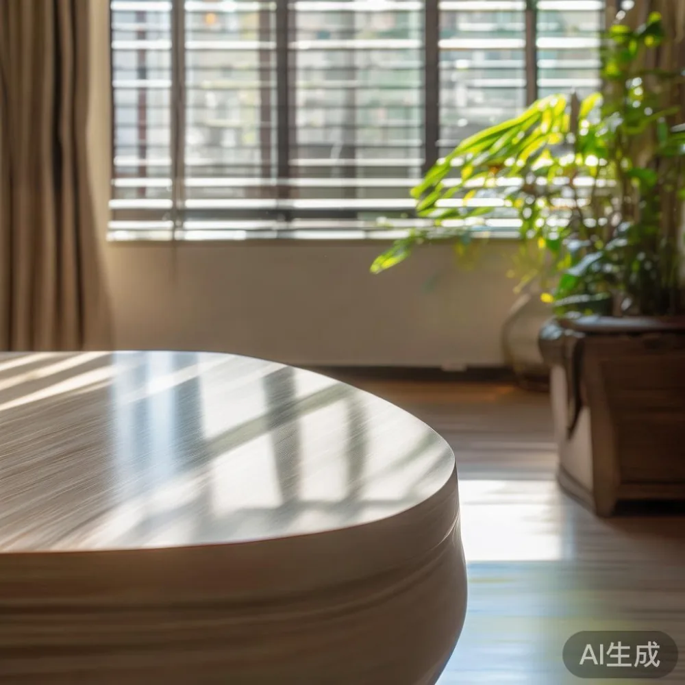 Caring for a Lacquered Surface in a Tropical Climate: A Singapore Home — in a sunlit Singapore HDB living room, morning l
