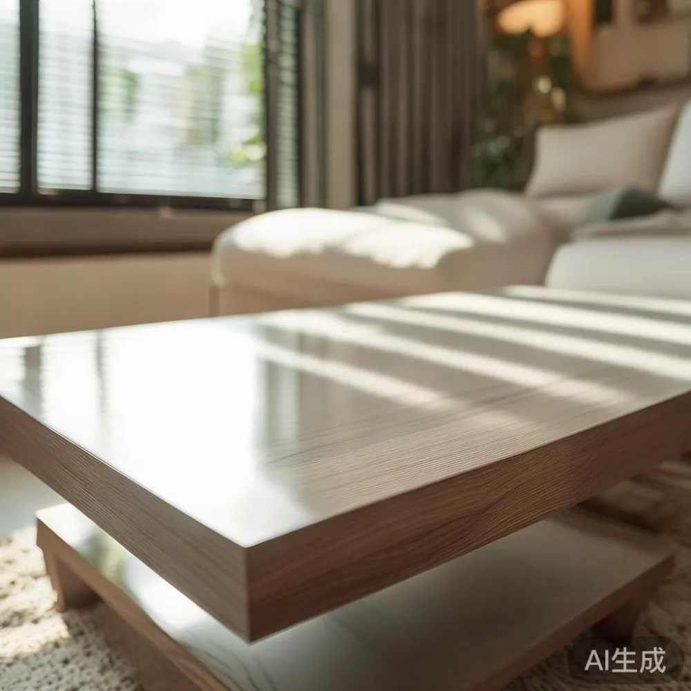 Caring for a Lacquered Surface in a Tropical Climate: A Singapore Home — in a sunlit Singapore HDB living room, morning l