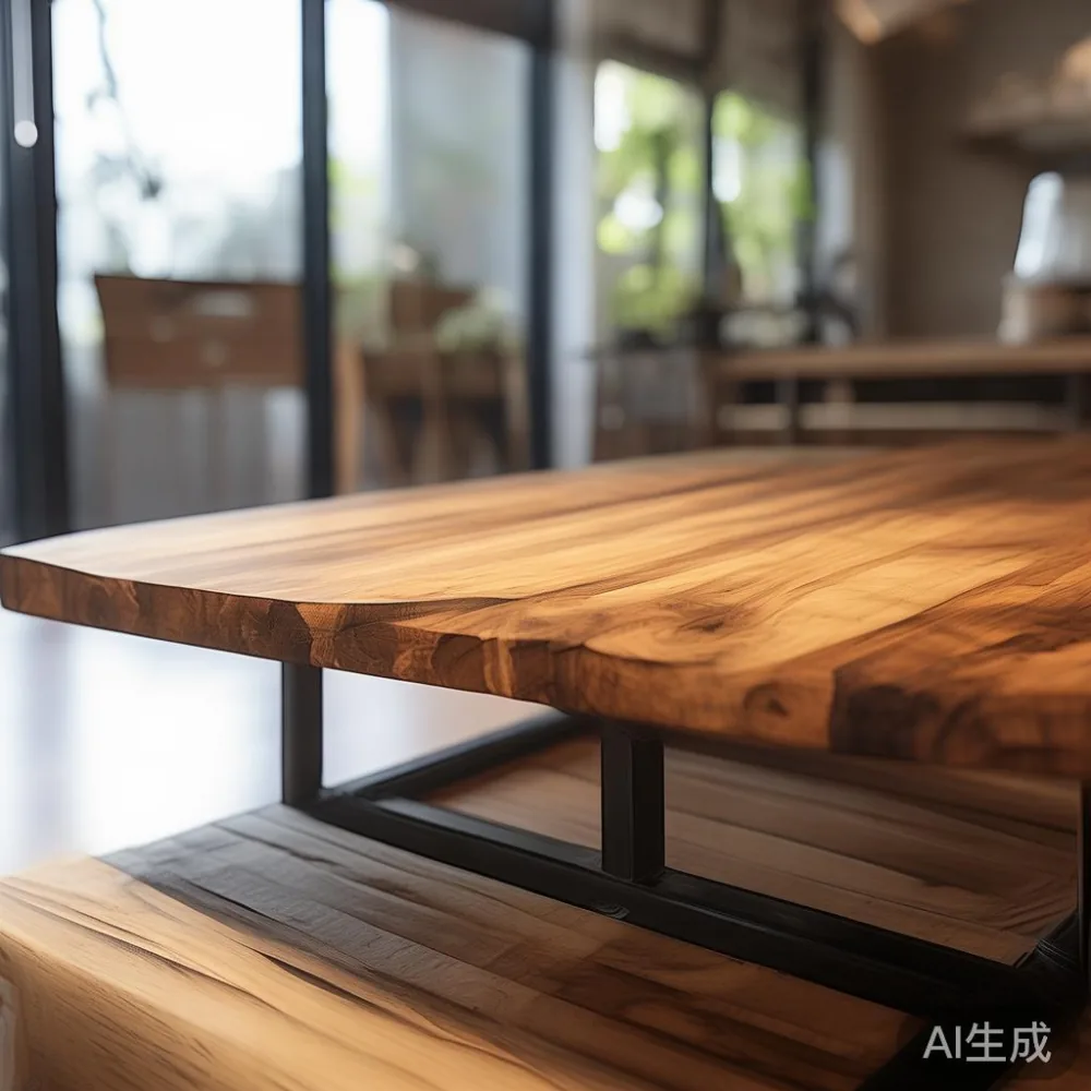 Coffee Table SG Delivery & Assembly: A Singapore Furniture Reality Che — close-up of the grain and joinery detail, shallo