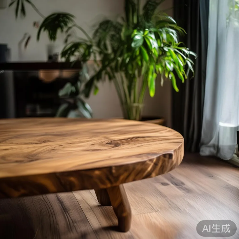 Living with Solid Wood: How Southeast Asian Humidity Affects Your Furn — corner of a small condo apartment with wooden fl
