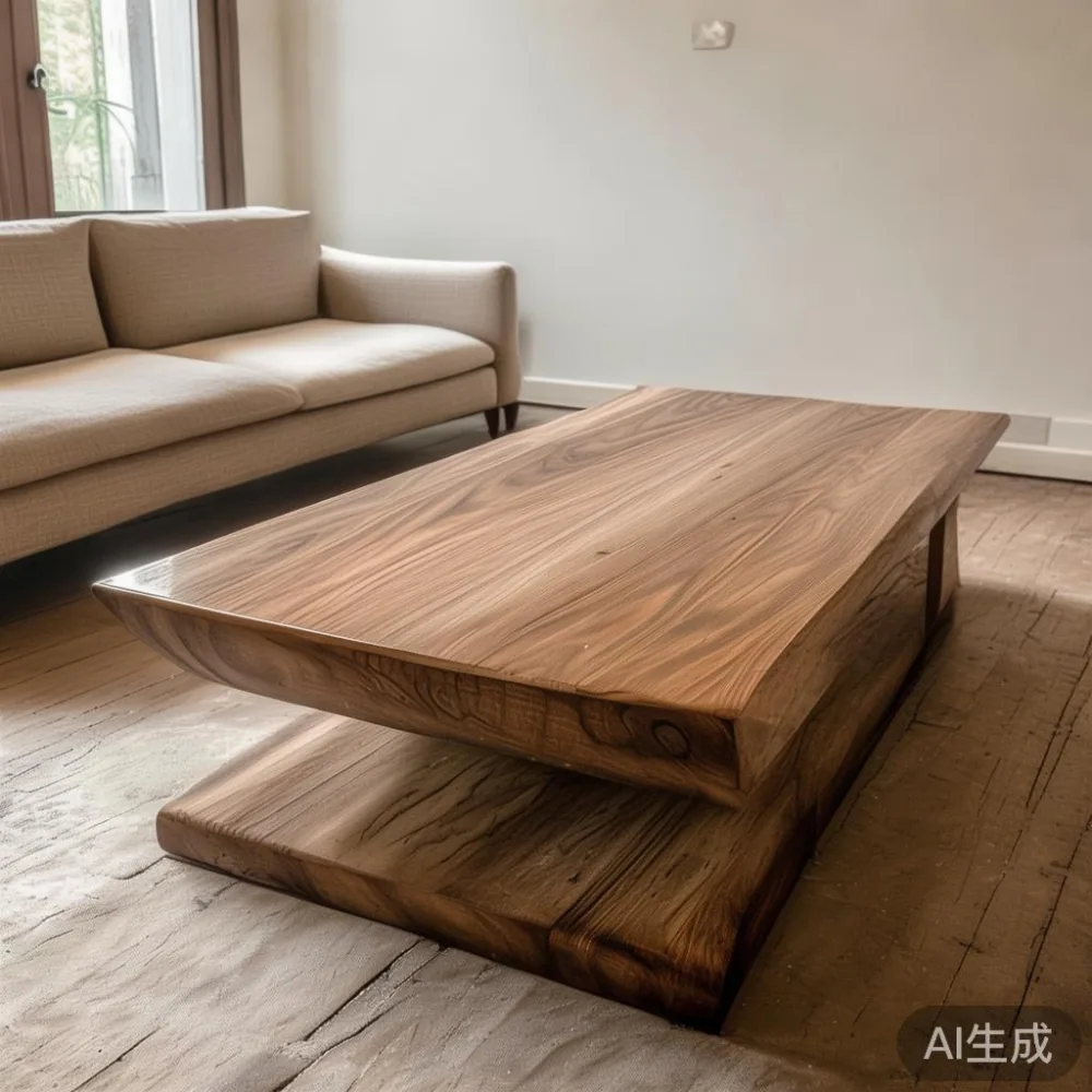 Living with Solid Wood: How Southeast Asian Humidity Affects Your Furn — staged against a plain wall with a linen sofa ne
