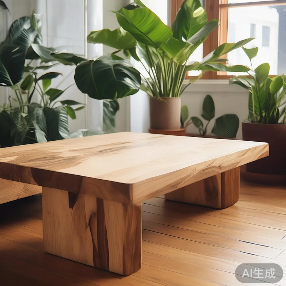 How to Match Furniture to a Warm Minimal Interior: A Singapore Solid W — corner of a small condo apartment with wooden fl