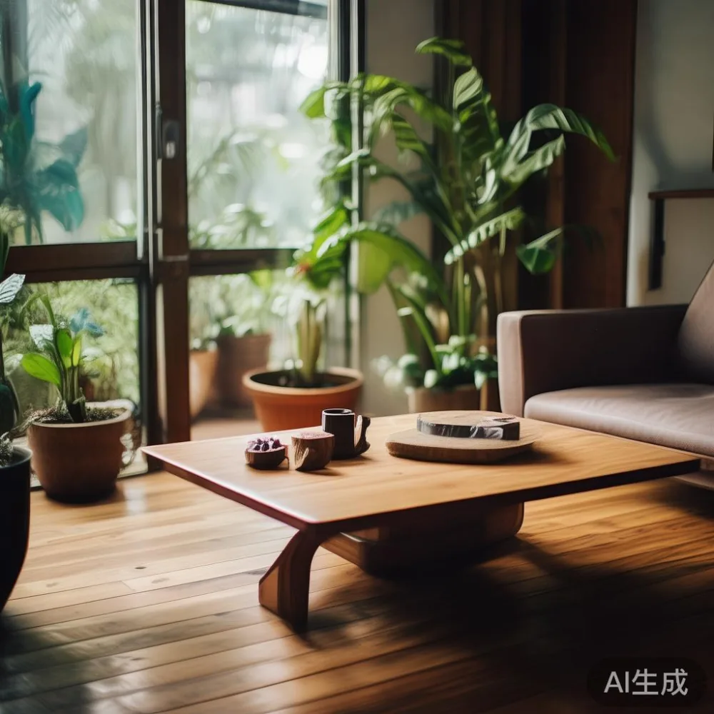 How Humidity in Southeast Asia Affects Your Wood Furniture (and What t — corner of a small condo apartment with wooden fl