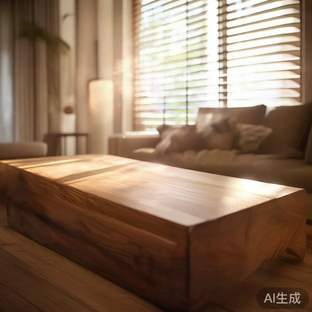 How Humidity in Southeast Asia Affects Wood Furniture — And What to Do — in a sunlit Singapore HDB living room, morning l