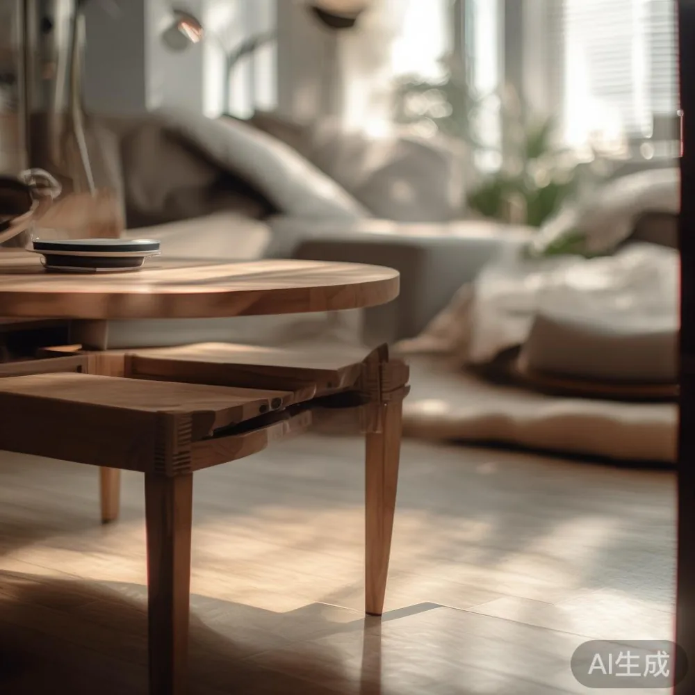 Styling a Small Singapore Apartment Without Making It Feel Crowded — detail of the base and leg construction on a bed