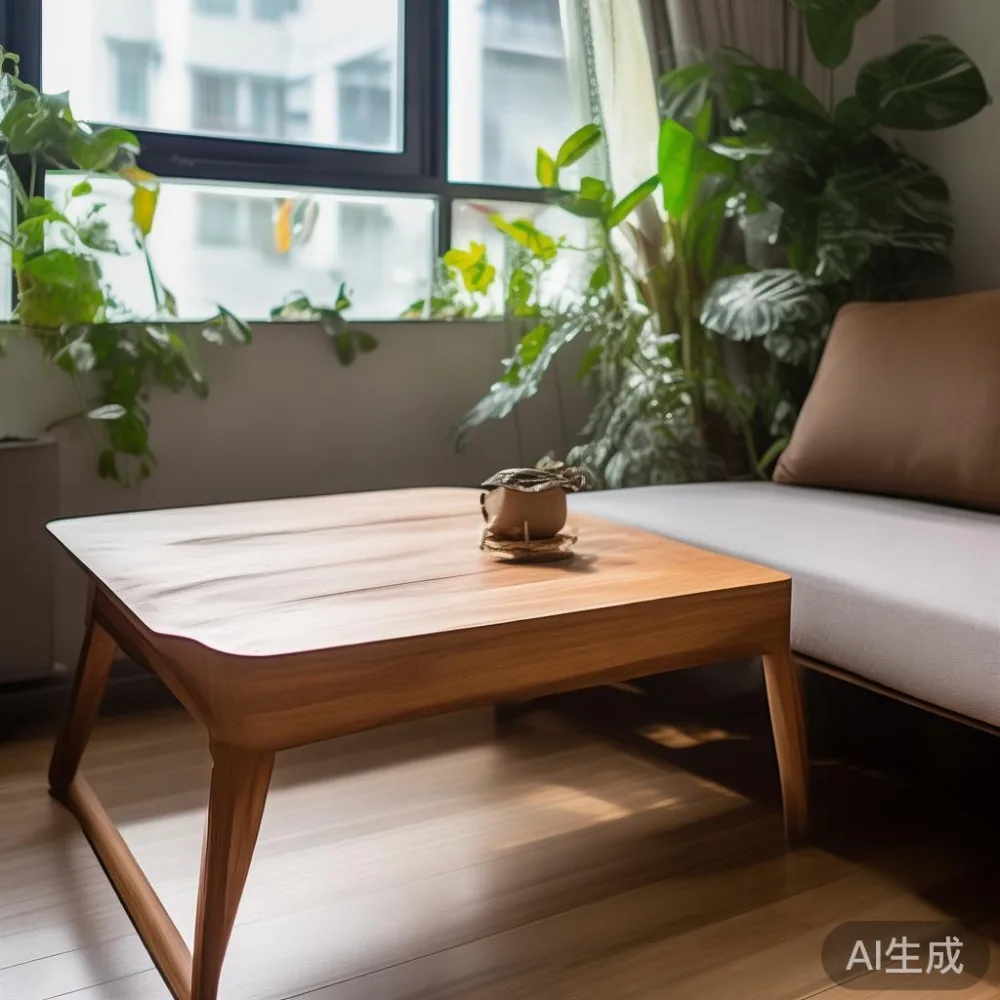 Styling a Small Singapore Apartment Without the Crowded Look: A Solid  — corner of a small condo apartment with wooden fl