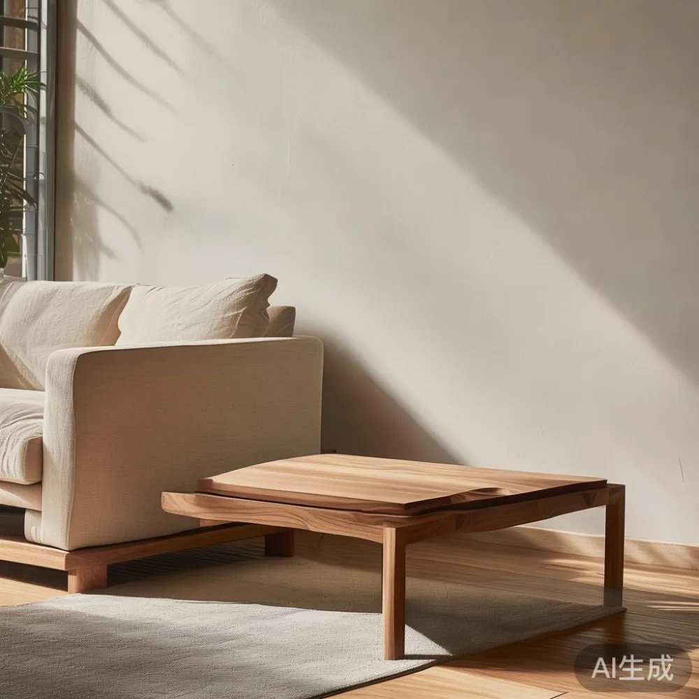 Styling a Small Singapore Apartment Without the Crowded Look: A Solid  — staged against a plain wall with a linen sofa ne