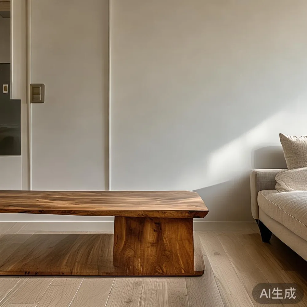 Veneer vs Solid Wood Coffee Tables in Singapore: A 5-Year Cost Reality — staged against a plain wall with a linen sofa ne