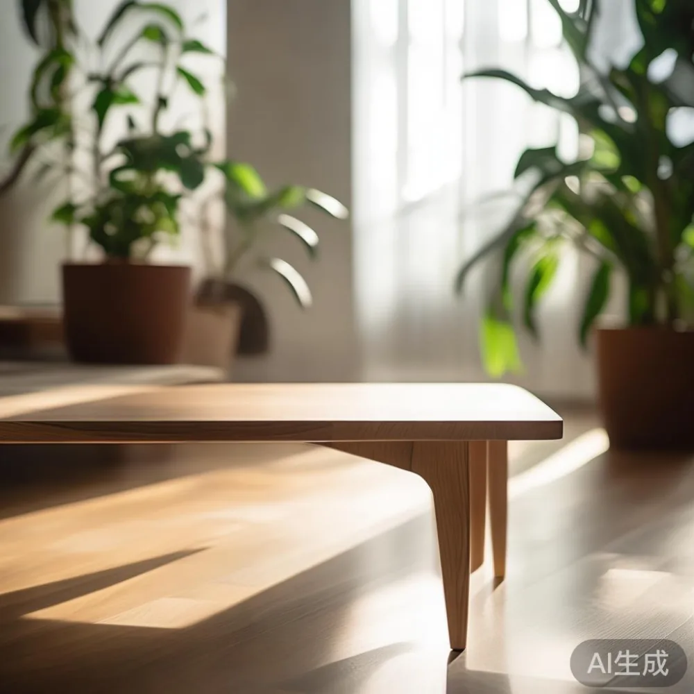 How to Match Furniture to a Warm Minimal Interior (Singapore Home Guid — corner of a small condo apartment with wooden fl