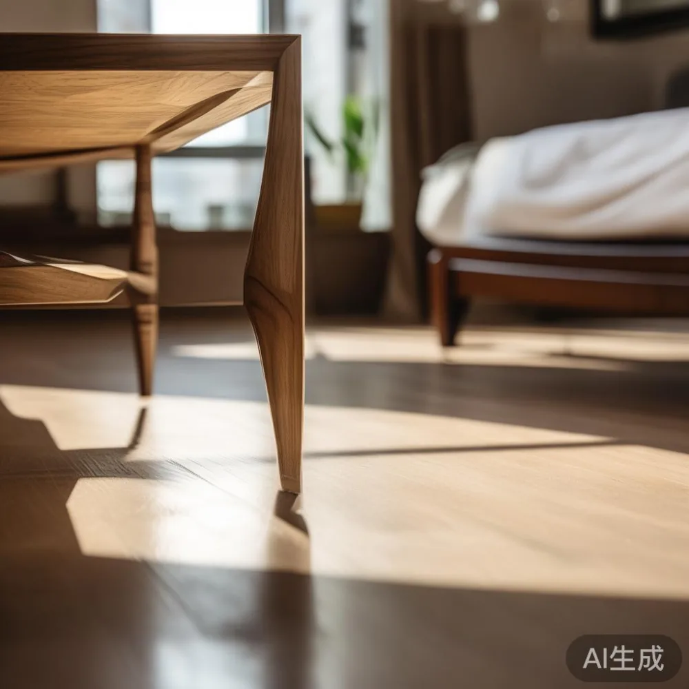 How to Match Furniture to a Warm Minimal Interior (Singapore Home Guid — detail of the base and leg construction on a bed