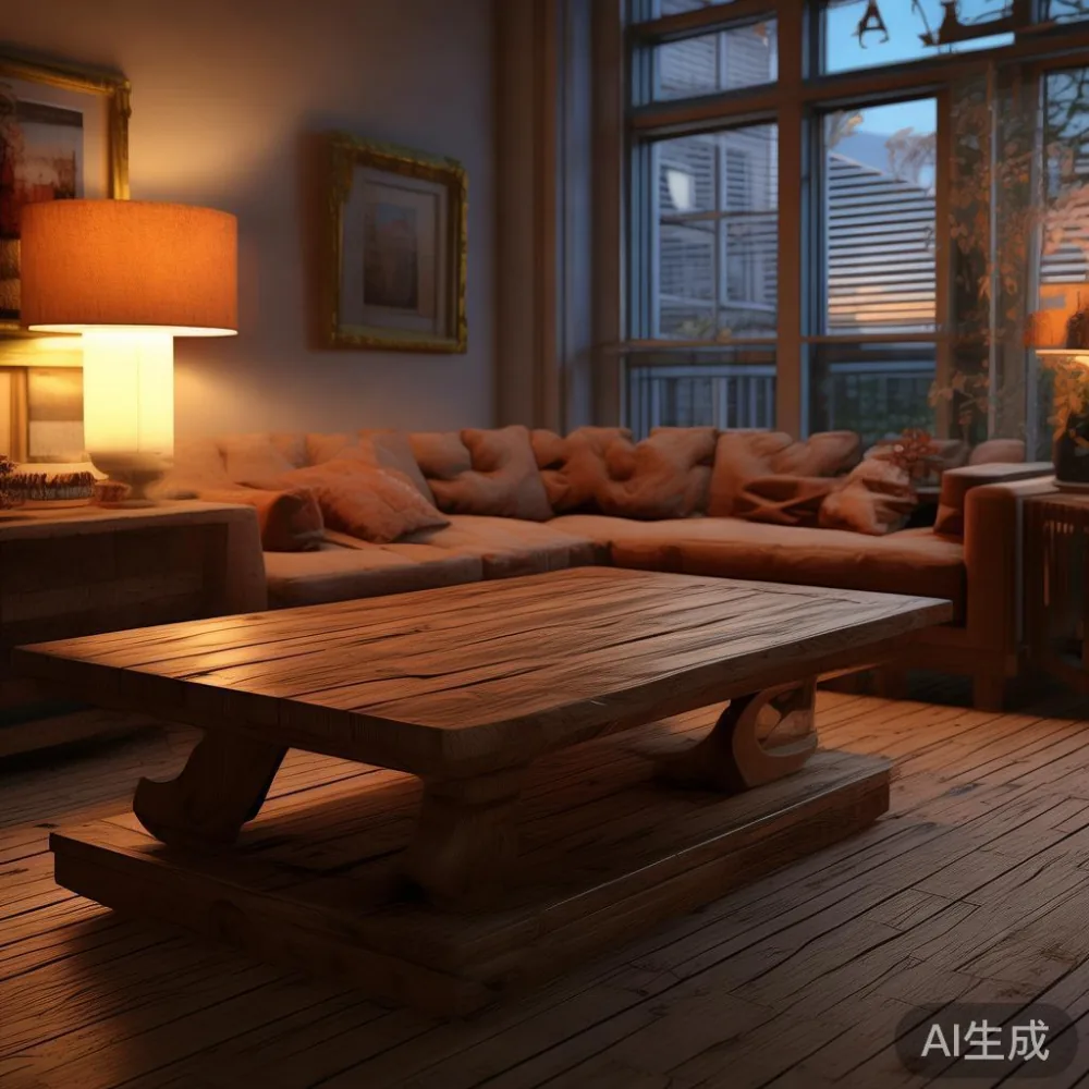 What Actually Drives the Price of Solid Wood Furniture — A Singapore B — room setting at dusk with warm lamp light, film 