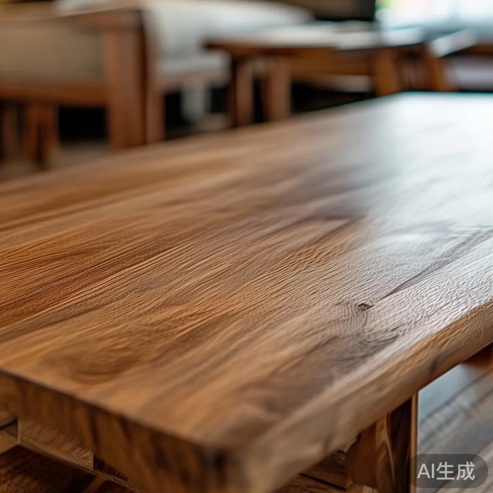 What Actually Drives the Price of Solid Wood Furniture — A Singapore B — close-up of the grain and joinery detail, shallo